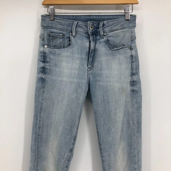 G-Star Raw  3301 High Skinny Jeans in Light Wash aged indigo size 27 waist 32L - Picture 14 of 16